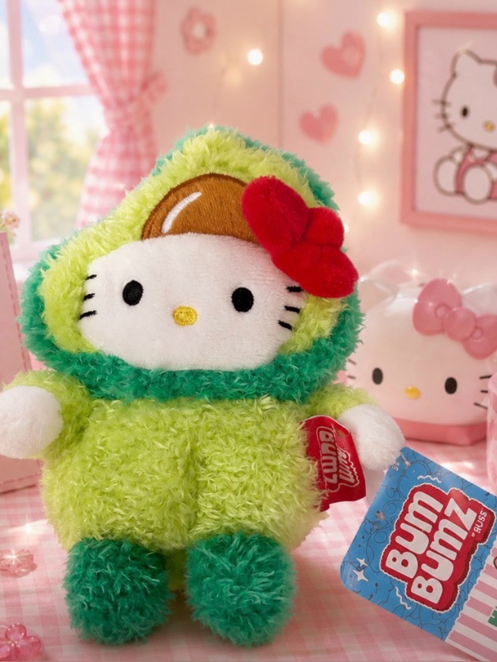 4.5 inch Hello Kitty Avocado Bum Bumz
